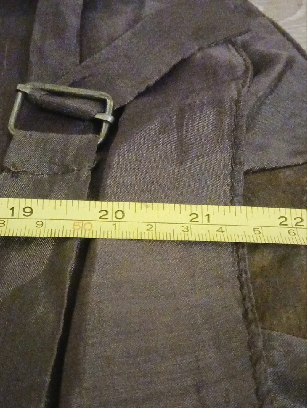 Men’s Brown Suede Vest by DON’T STOP — Classic Snap Front Pkts L